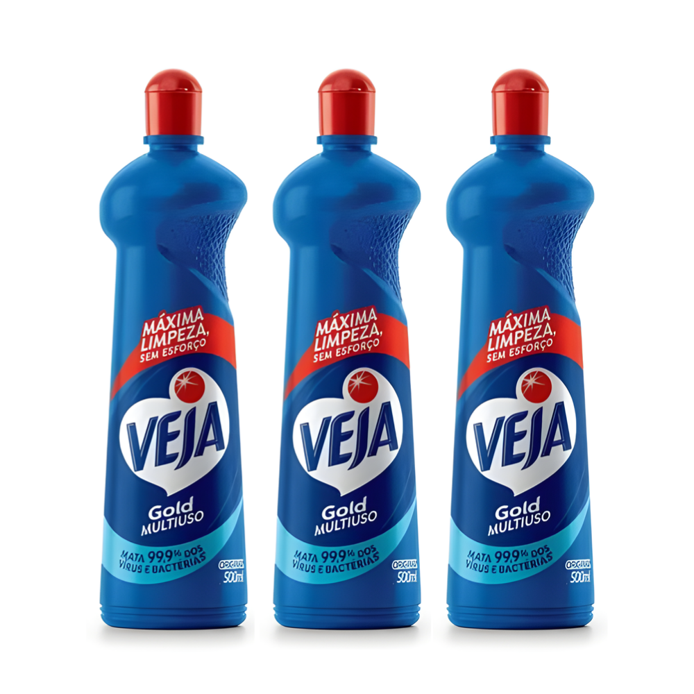 Imagem - Limpador Multiuso Veja Original Azul 500ml Pt/ 3