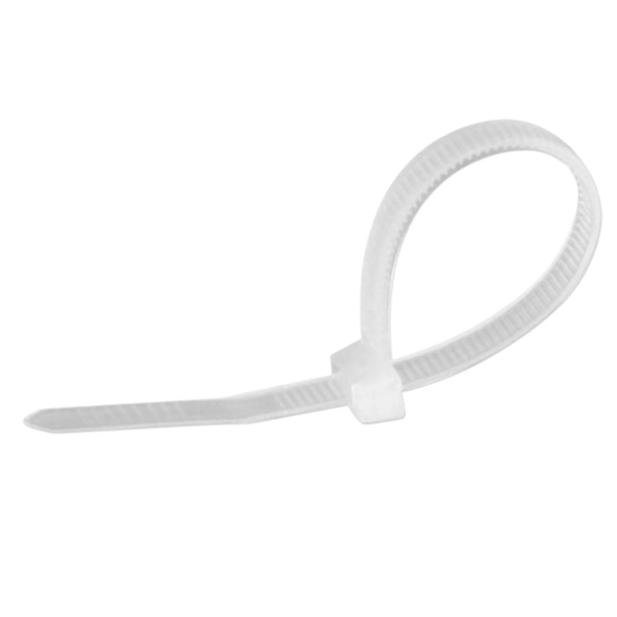 Castro Naves - ABRACADEIRA DE NYLON BRANCA 3,6X370MM PT/100 - 9258 01