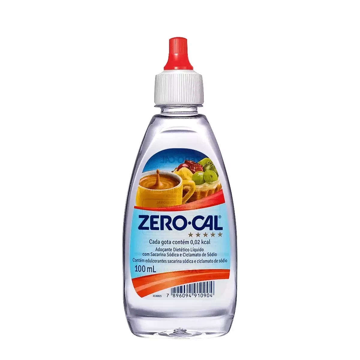 Castro Naves - ADOCANTE LÍQUIDO ZERO CAL SACARINA 100ML - 766 01