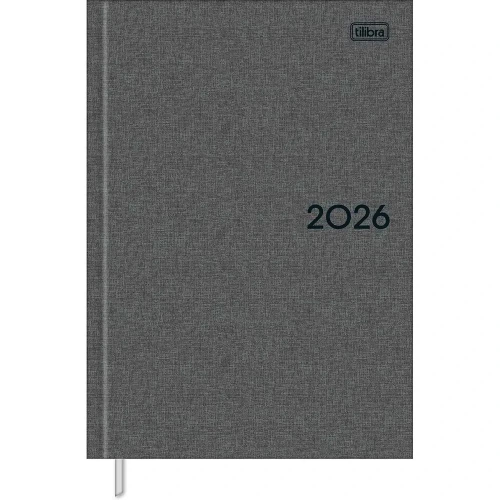 Imagem - Agenda Diária 2026 Spot Espiralada Modelo 5 130x188mm com Bolsa Plástica e Verniz Tilibra