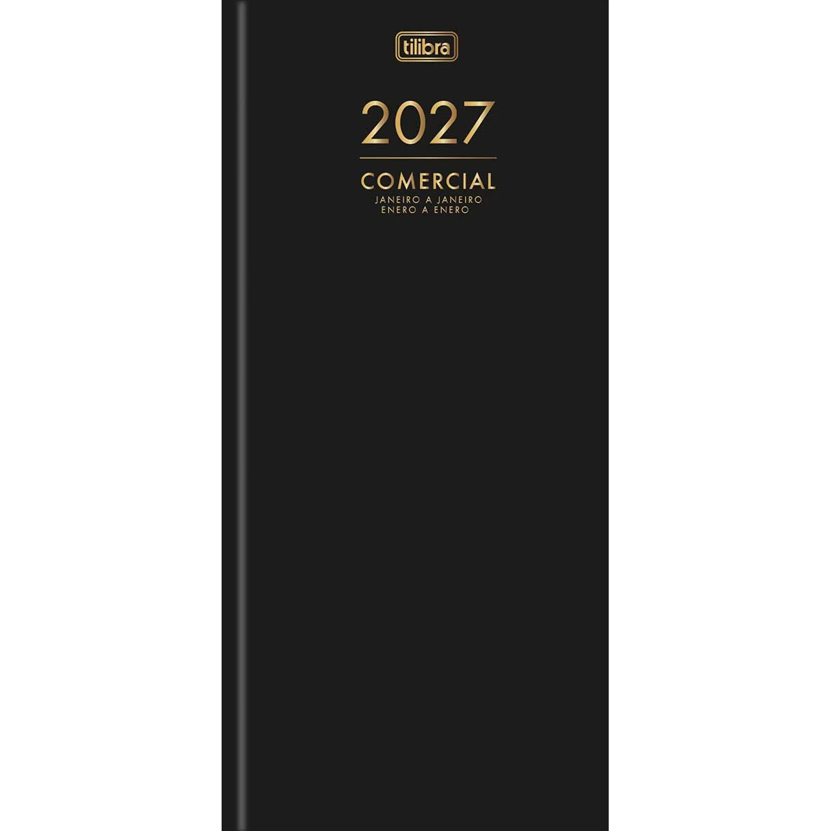 Imagem - Agenda Diária 2027 Comercial Ideale Costurada Modelo 8 123x275mm com Fitilho e Hot Stamping Tilibra