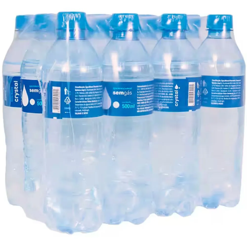 Castro Naves - AGUA MINERAL CRYSTAL SEM GAS 500ML CX/12 - 58305 01