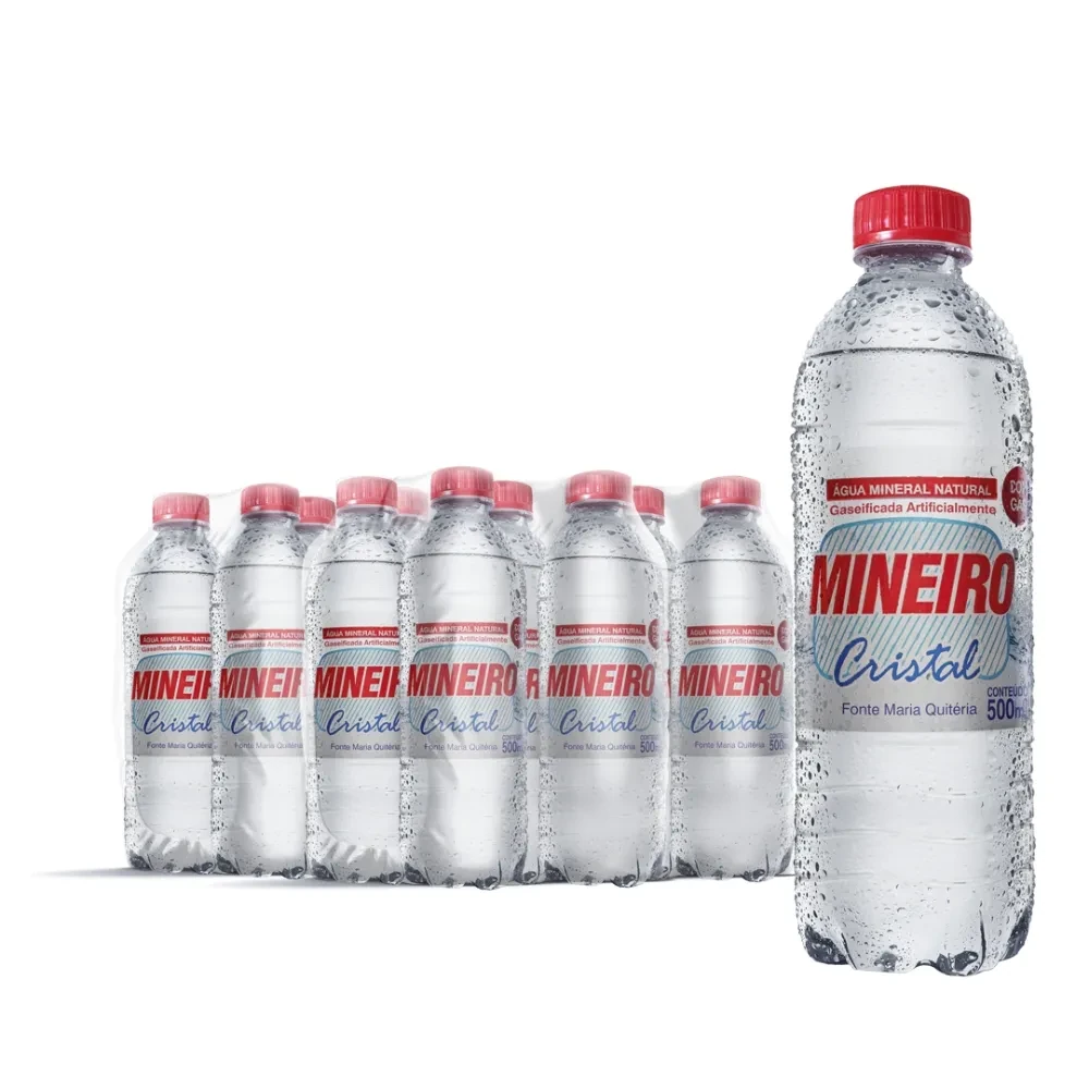 Castro Naves - AGUA MINERAL MINEIRO COM GAS 500ML CX/12 - 83147 01