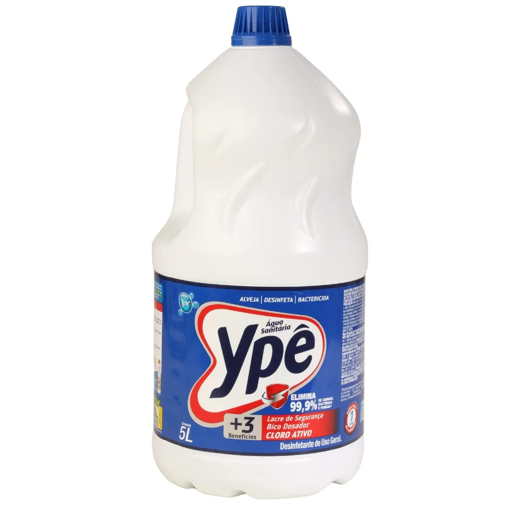 Castro Naves - AGUA SANITARIA YPE CLORO ATIVO 5 L - 15164 01