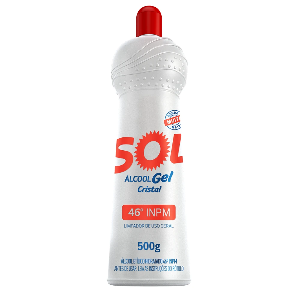 Castro Naves - ALCOOL GEL MULTIUSO CRISTAL 500G - 9618 01