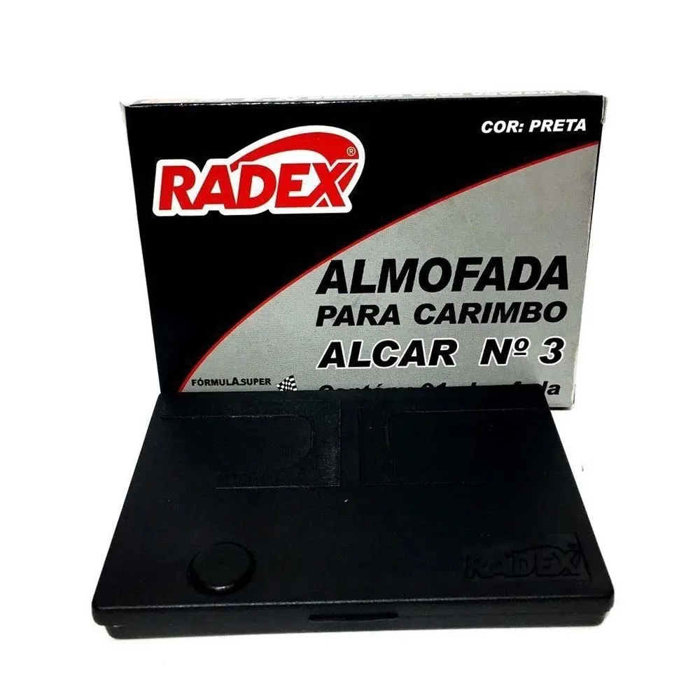 Castro Naves - ALMOFADA PARA CARIMBO NR3 TINTA PRETA - 31484 01