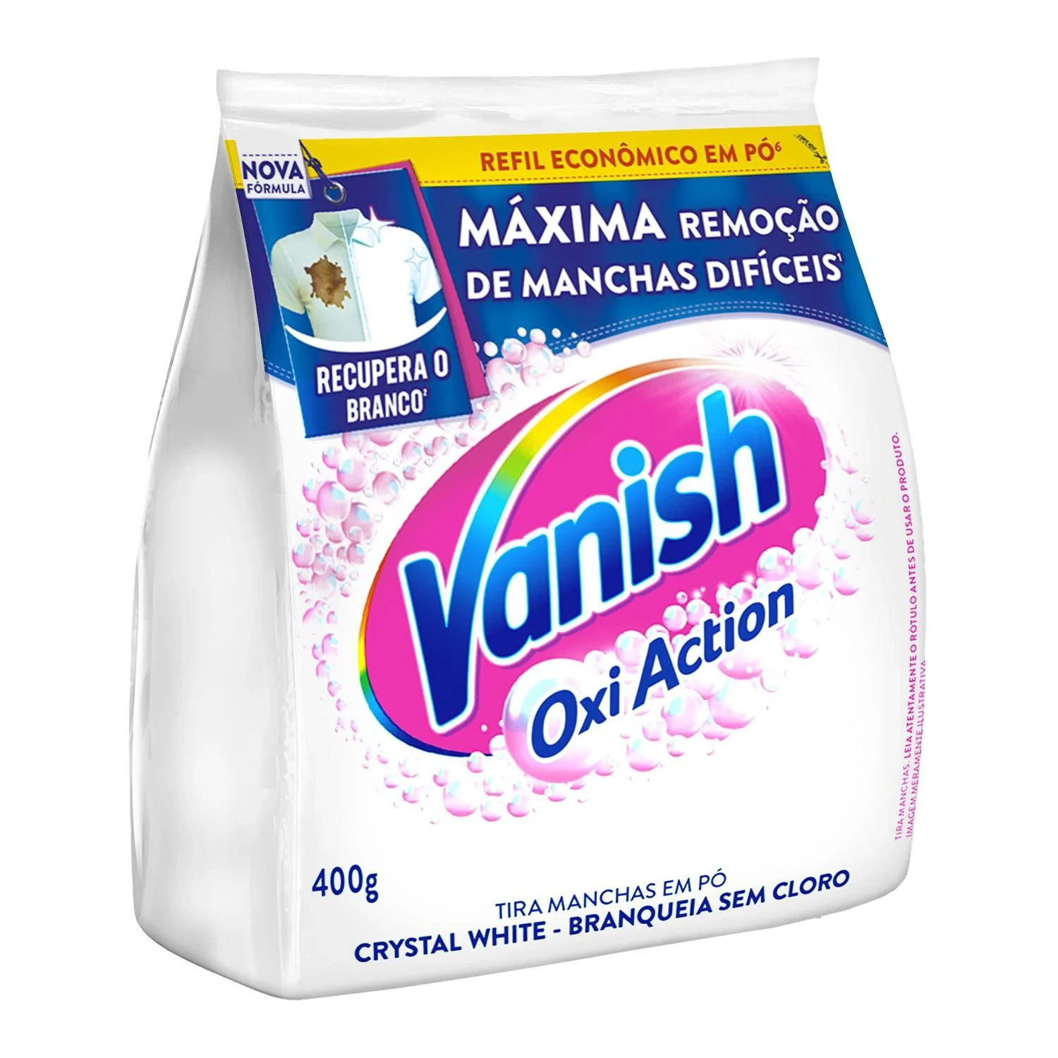 Castro Naves - ALVEJANTE WHITE VANISH REFIL 400G - 11409 01