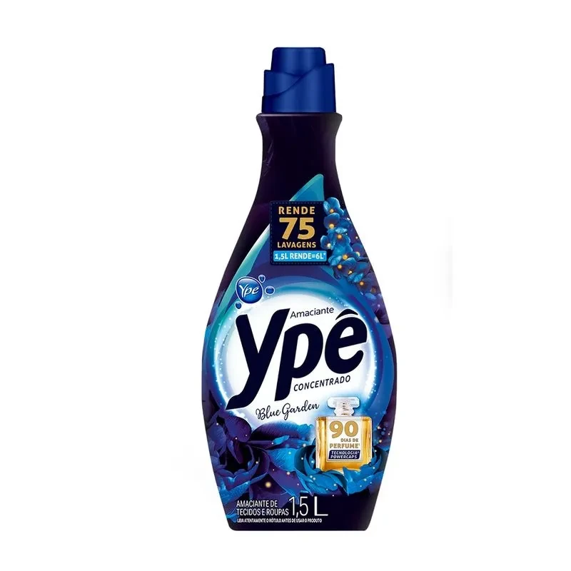 Imagem - Amaciante de Roupas Concentrado Ypê Blue 1,5L. Rende 6L