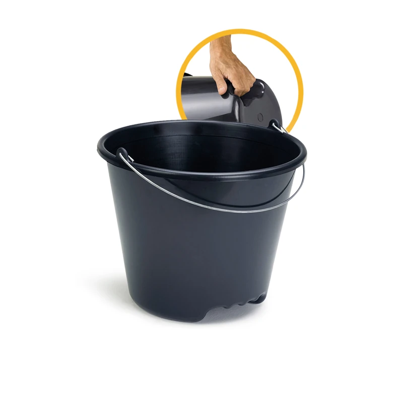 Castro Naves - BALDE PLASTICO REFOR. C/PEGADOR 11,6L PR - 8866 01
