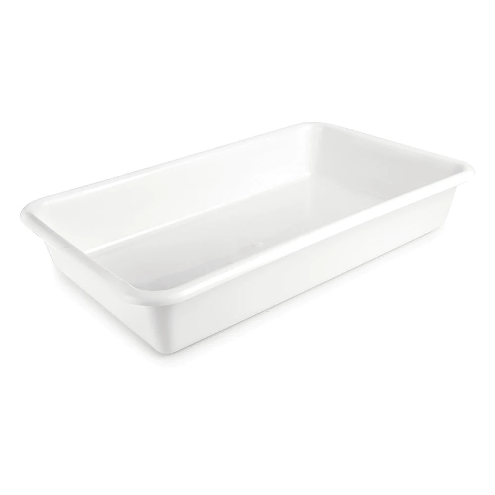 Castro Naves - BANDEJA PLAST. RETANG. MAXI 12,5 L BRANCA - 11770 01