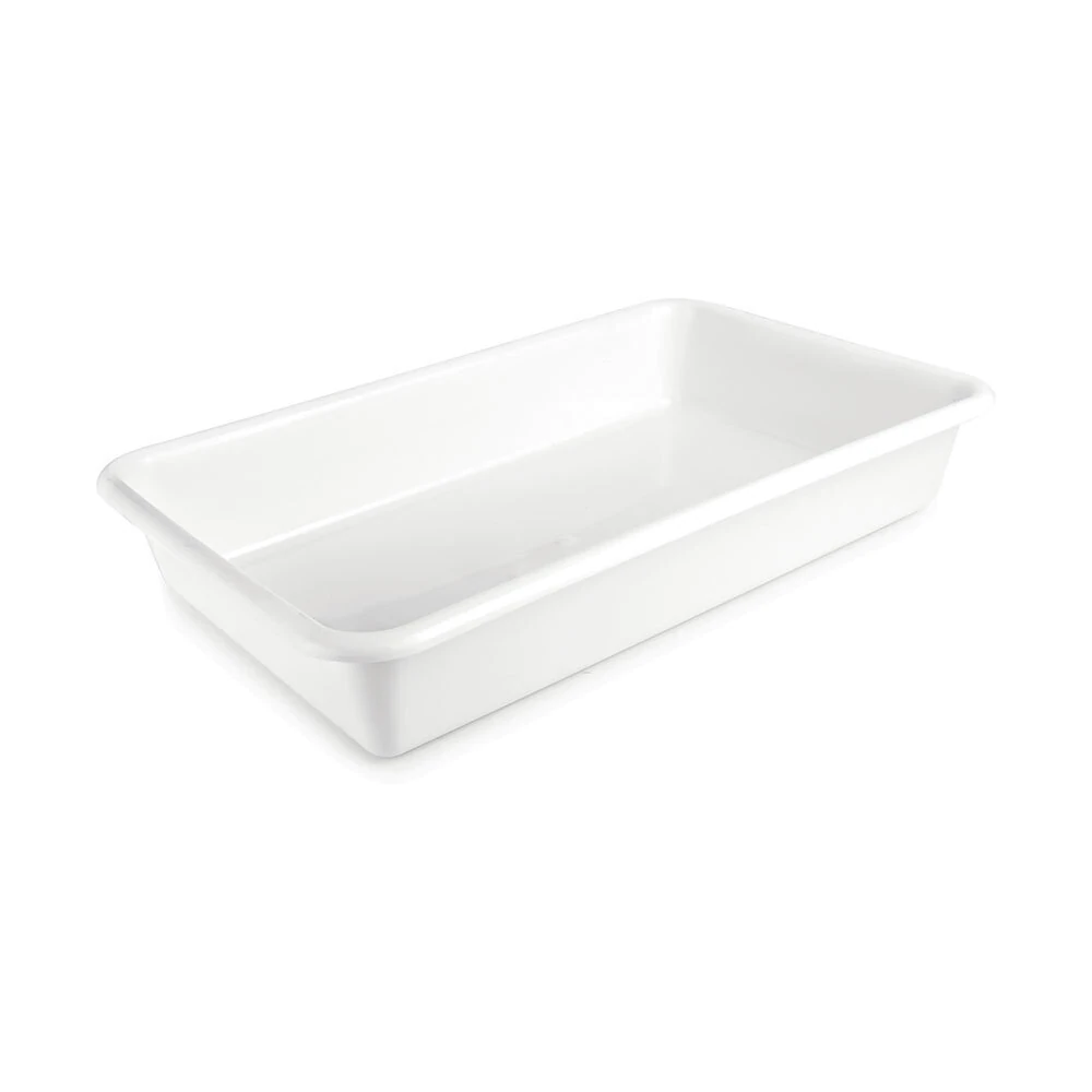Castro Naves - BANDEJA PLAST. RETANG. MAXI 7 L BRANCA - 11769 01