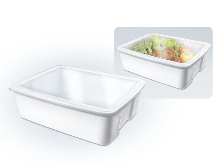  JASPER CONRAN 乳白色皿27㎝x2、23cmx2 Bandeja Plástica Retangular Multiuso 8,75L 36,2x28,7x10,8cm cor