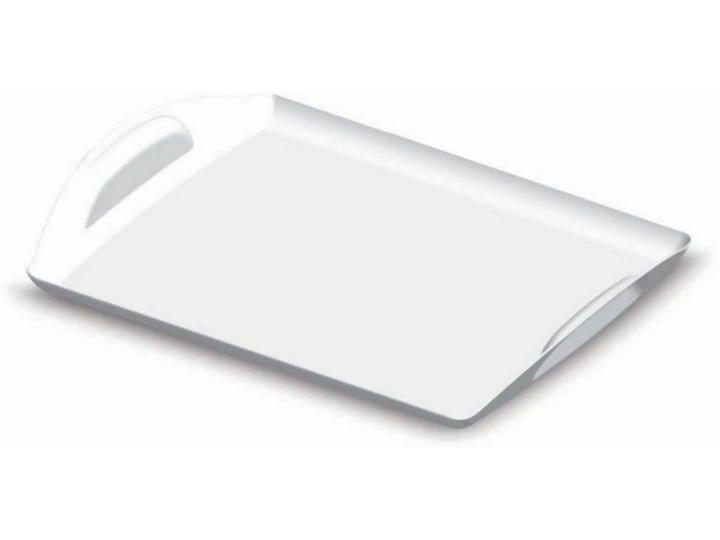 Castro Naves - BANDEJA PLAST. RETANGULAR 41x34 BRANCA - 106741 01