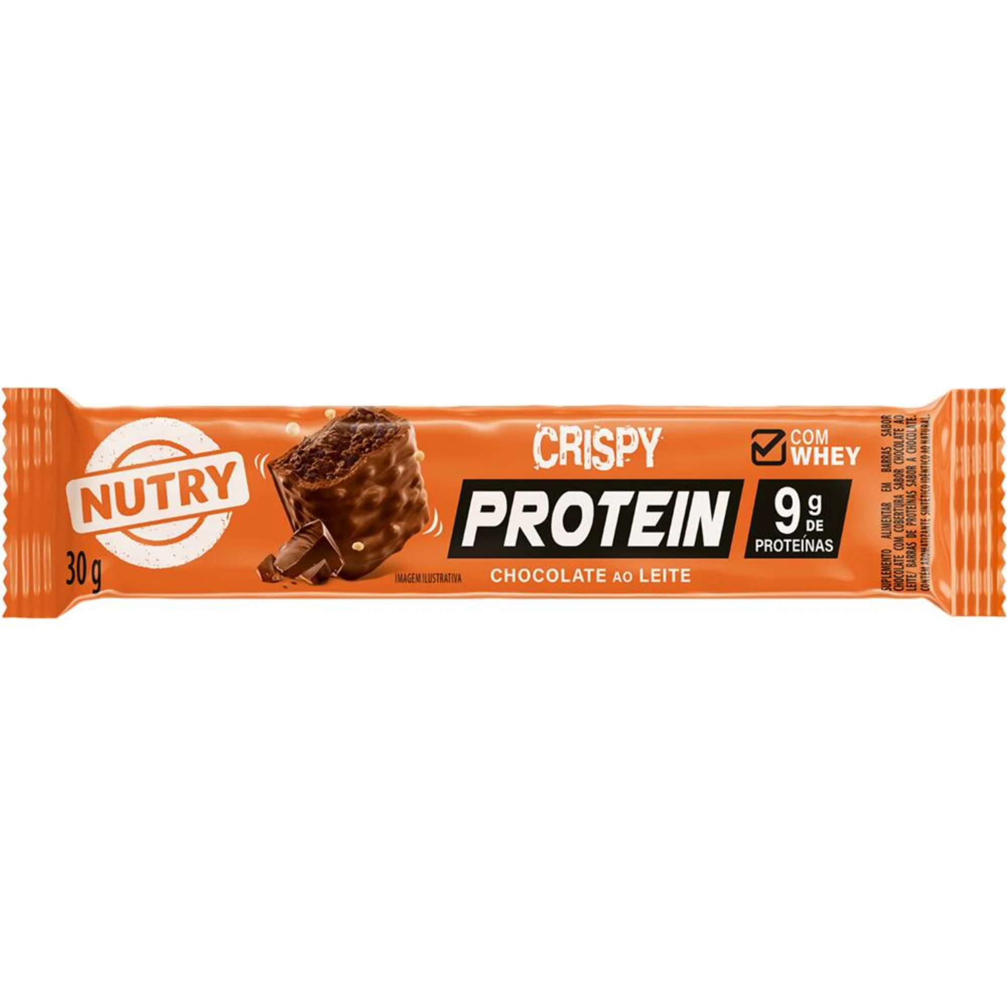 Castro Naves - BARRA PROTEINA NUTRY CHOCOLATE AO LEITE 30G - 9749 01
