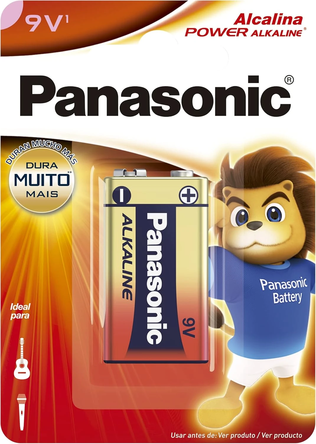 Castro Naves - BATERIA ALCALINA 9V PANASONIC C/1 - 9906 01