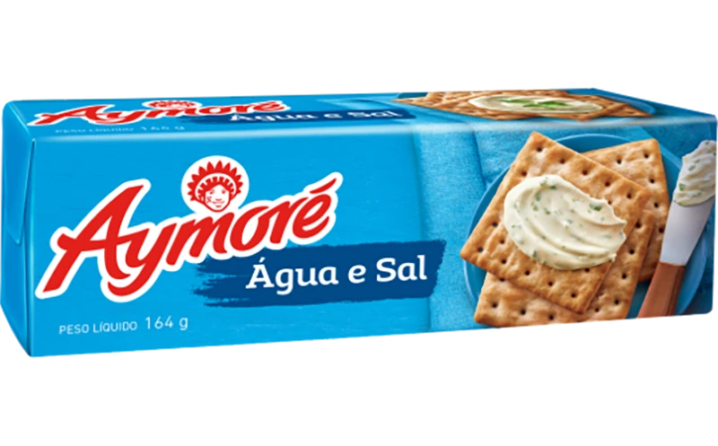 Castro Naves - BISCOITO AGUA E SAL 164G AYMORE - 8446 01