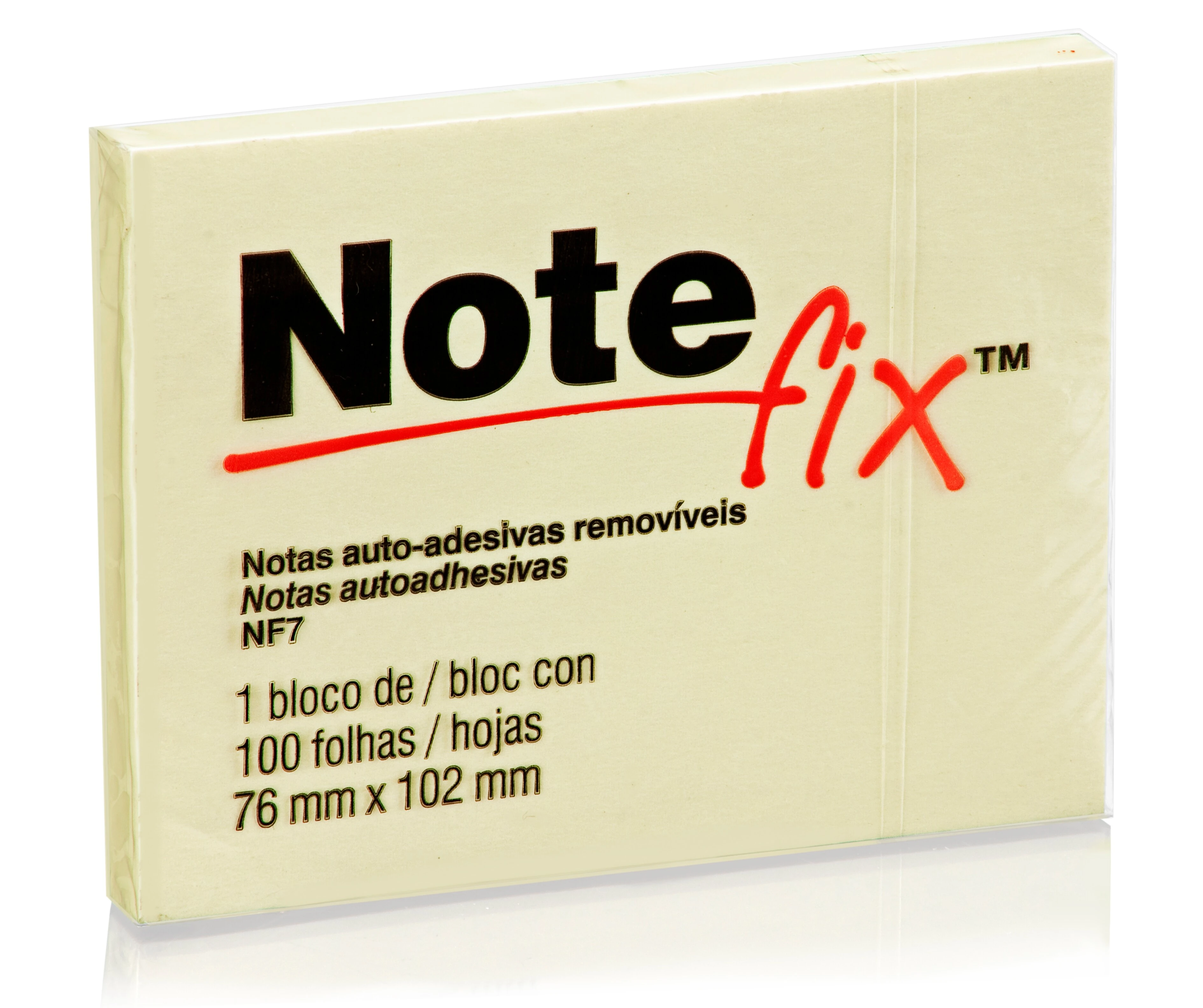 Castro Naves - BLOCO ADESIVO 76X102 AM 100F NOTEFIX - 32540 01