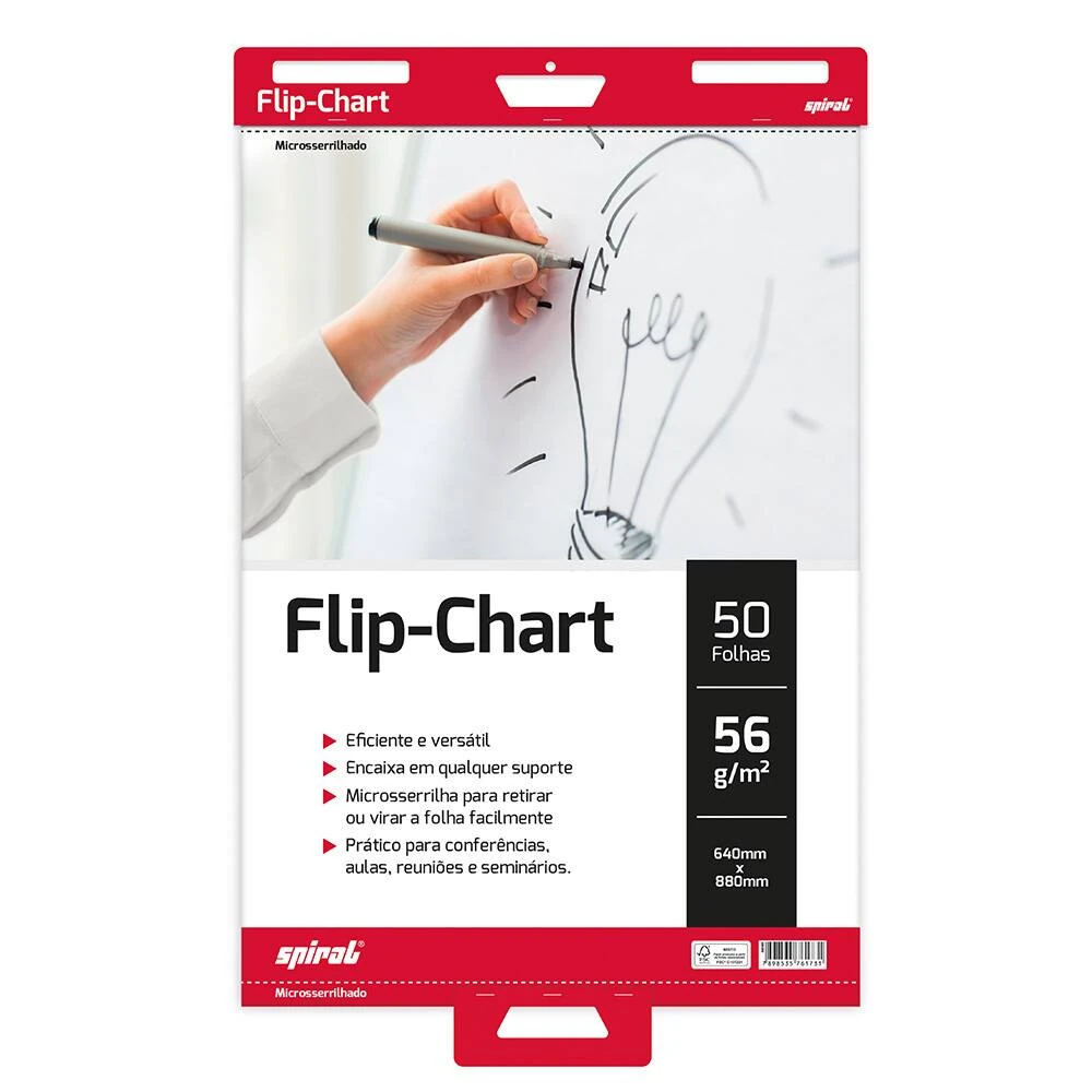Castro Naves - BLOCO FLIPCHART 64X83,2CM 56G C50 FLS - 9452 01