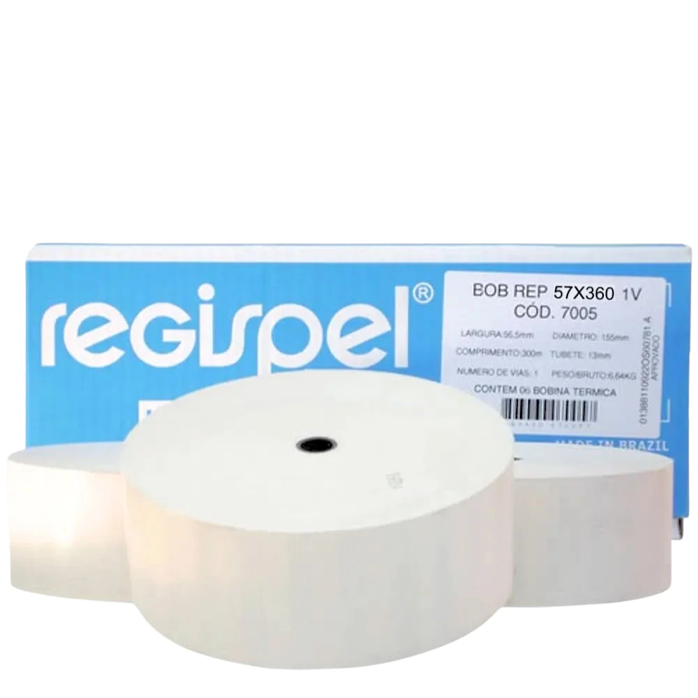 Castro Naves - BOBINA TERMICA RELOGIO PONTO 57MMX360M CX/4 - 59238 01