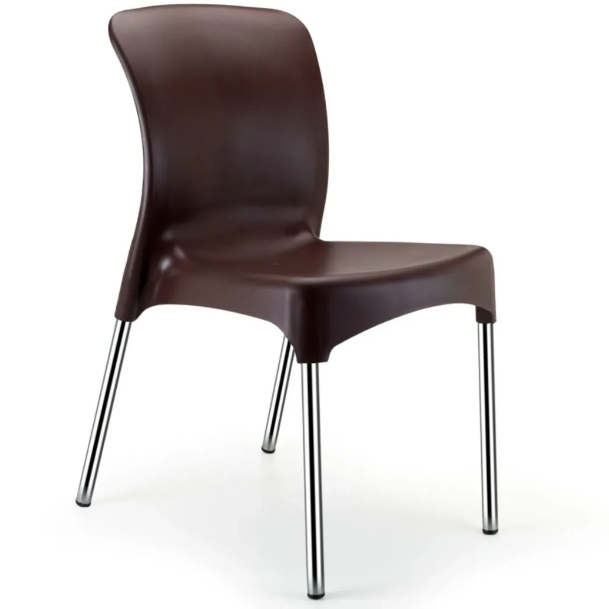 Castro Naves - CADEIRA PLASTICA SEC LINE COFFEE - 9821 01