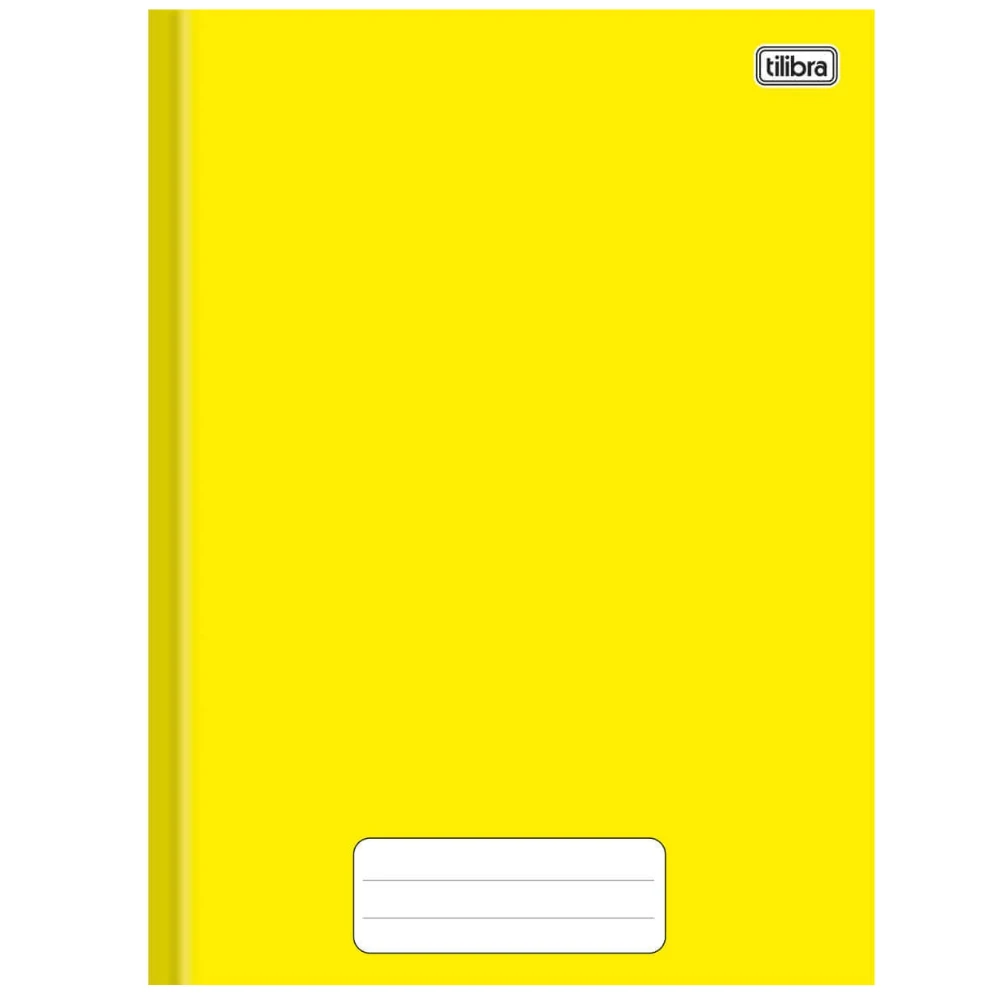 Castro Naves - CADERNO BROCHURA 1/4 CD PEPPER 80F AMARELO - 14727 01