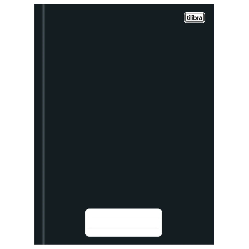 Castro Naves - CADERNO BROCHURA 1/4 CD PEPPER 80F PRETO - 14729 01