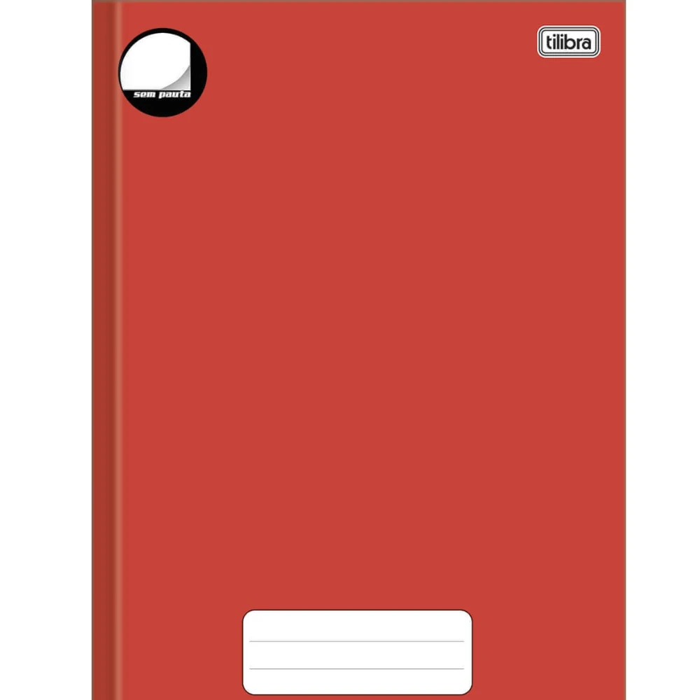 Castro Naves - CADERNO BROCHURAO CD S/PAUTA PEPPER VERM 80F - 8391 01