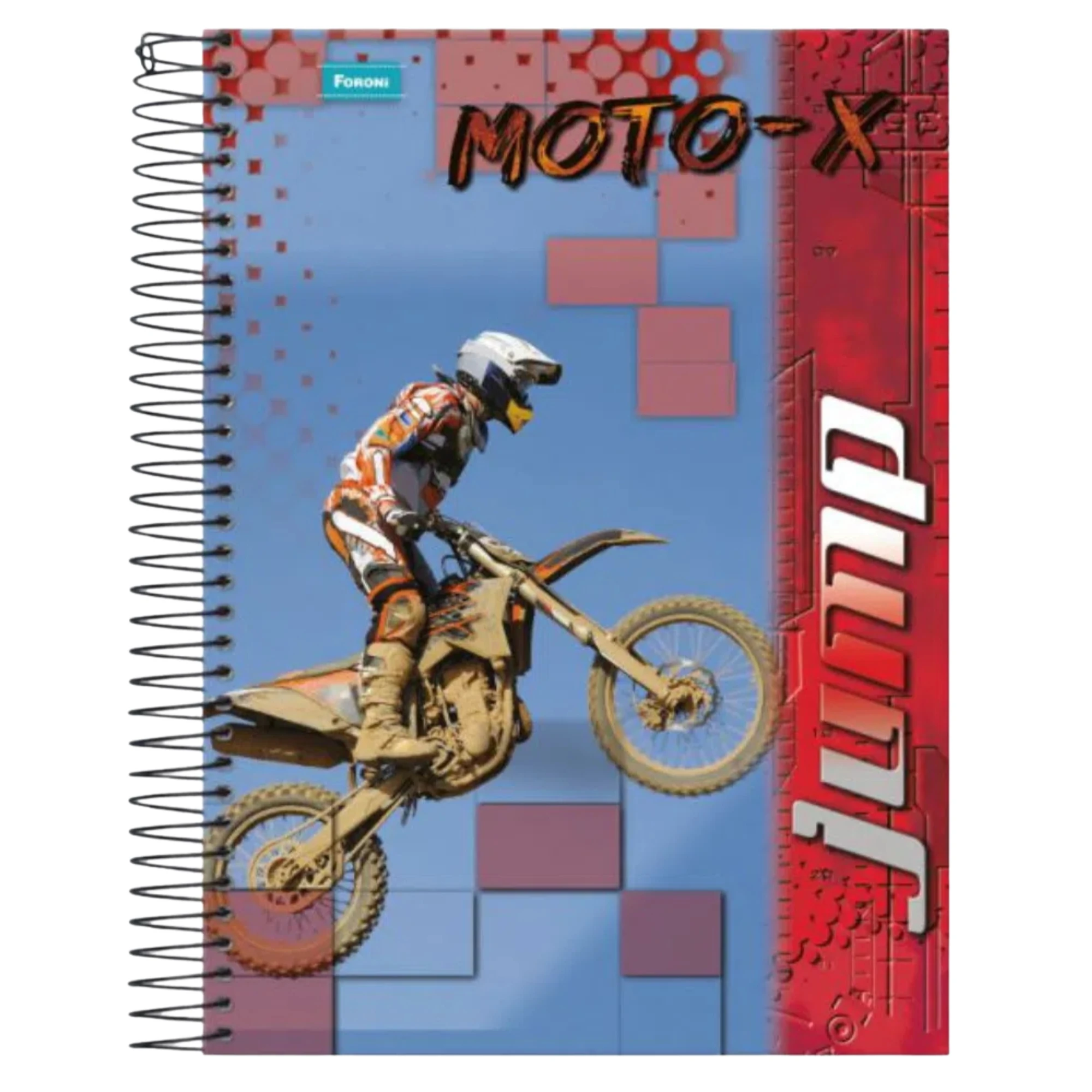 Castro Naves - CADERNO ESPIRAL UNIV. CD 10 M JUMP 200F - 87510 01