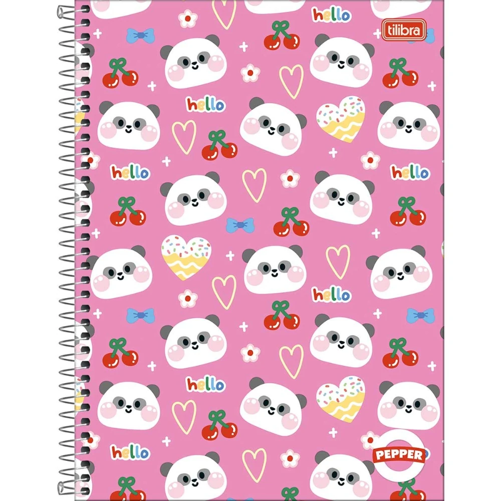 Castro Naves - CADERNO ESPIRAL UNIV. CD 10 M PEPPER FEM 160F - 11252 01
