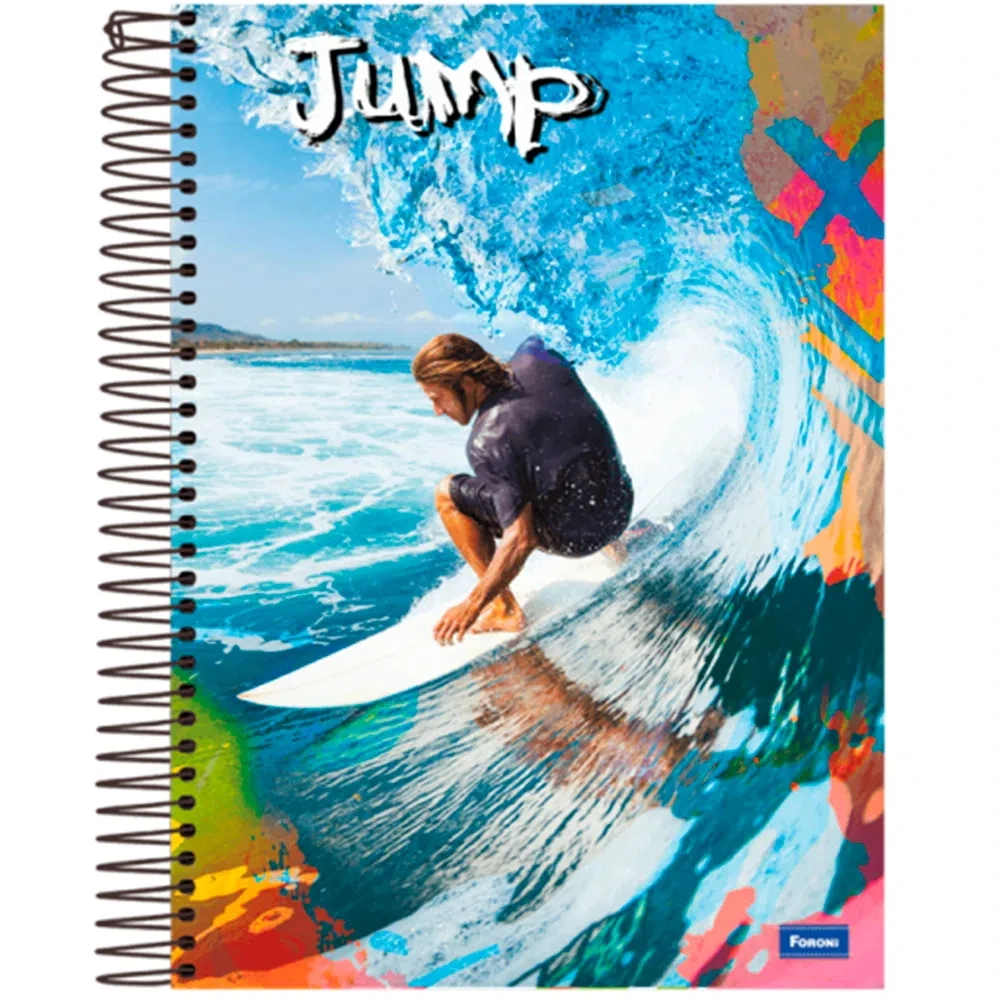 Castro Naves - CADERNO ESPIRAL UNIV. CD 15 M JUMP 300F - 11246 01