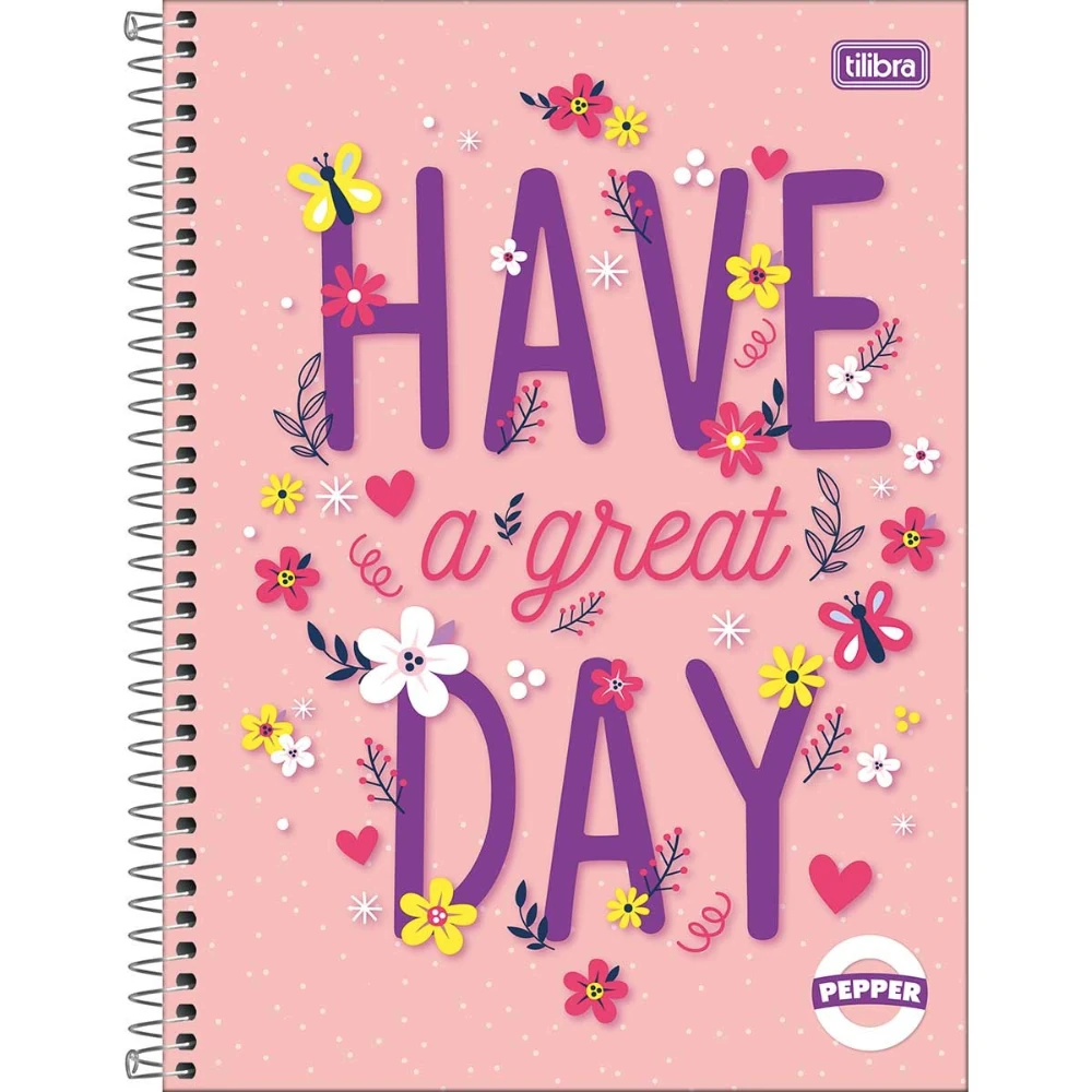 Castro Naves - CADERNO ESPIRAL UNIV. CD 1 M PEPPER FEM 80F - 11251 01