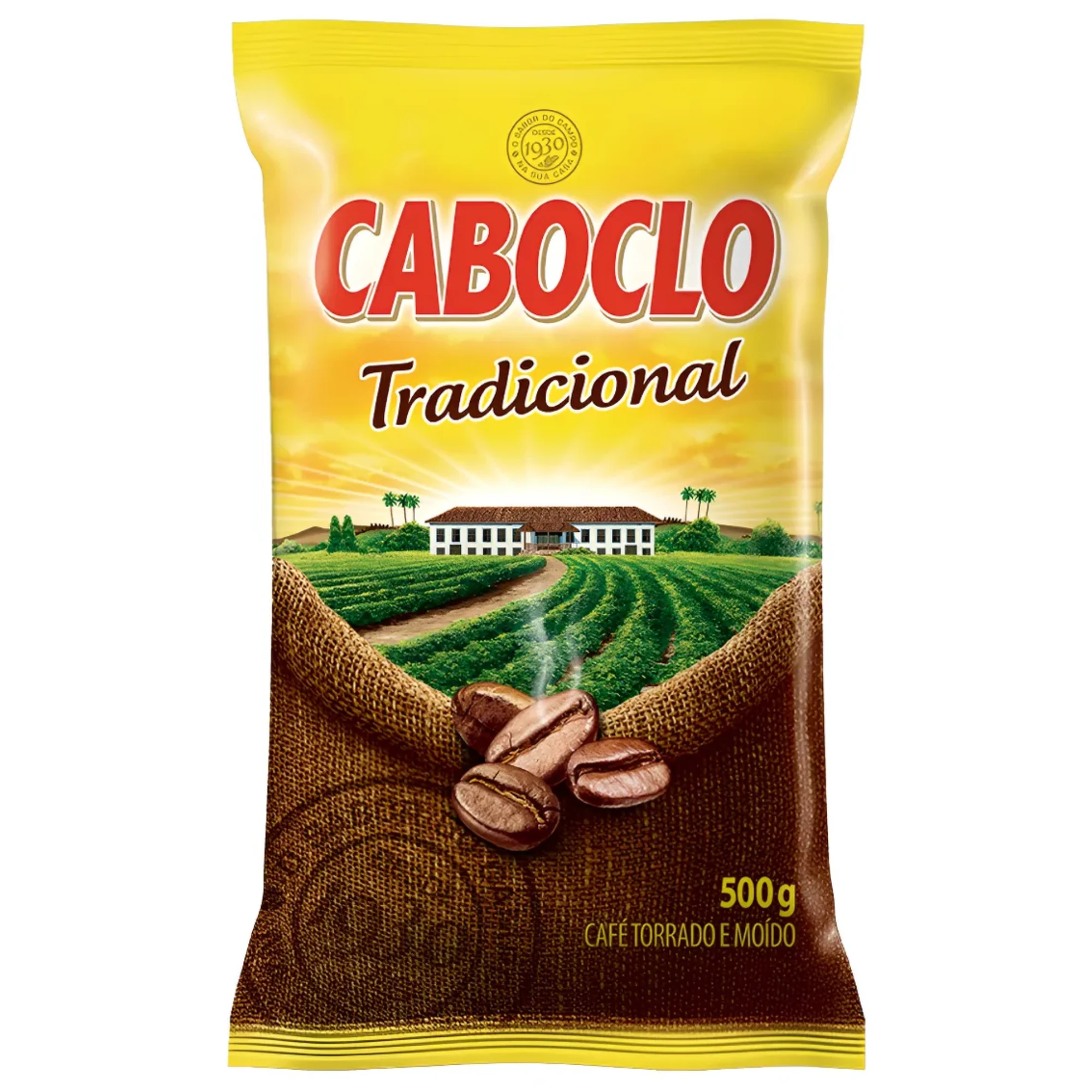 Café Torrado e Moído Caboclo Tradicional Pouch 500g