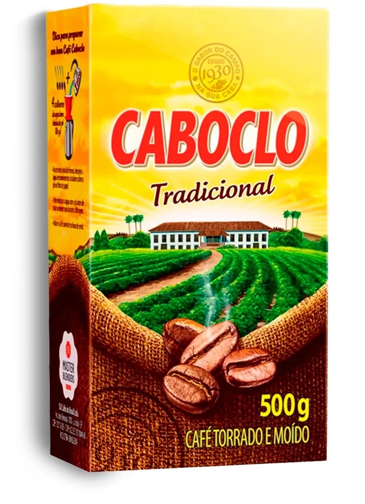 Castro Naves - CAFE CABOCLO TRADICIONAL VACUO 500G - 10043 02