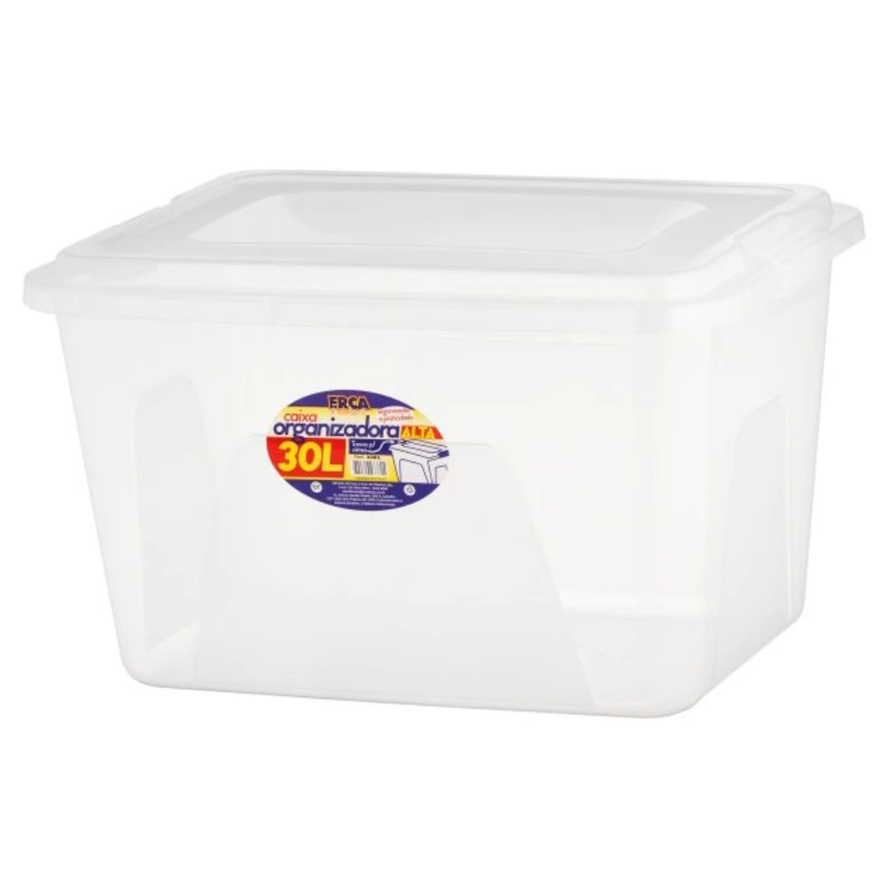 Castro Naves - CAIXA ORGANIZADORA ALTA CRISTAL 30 L  - 10137 01