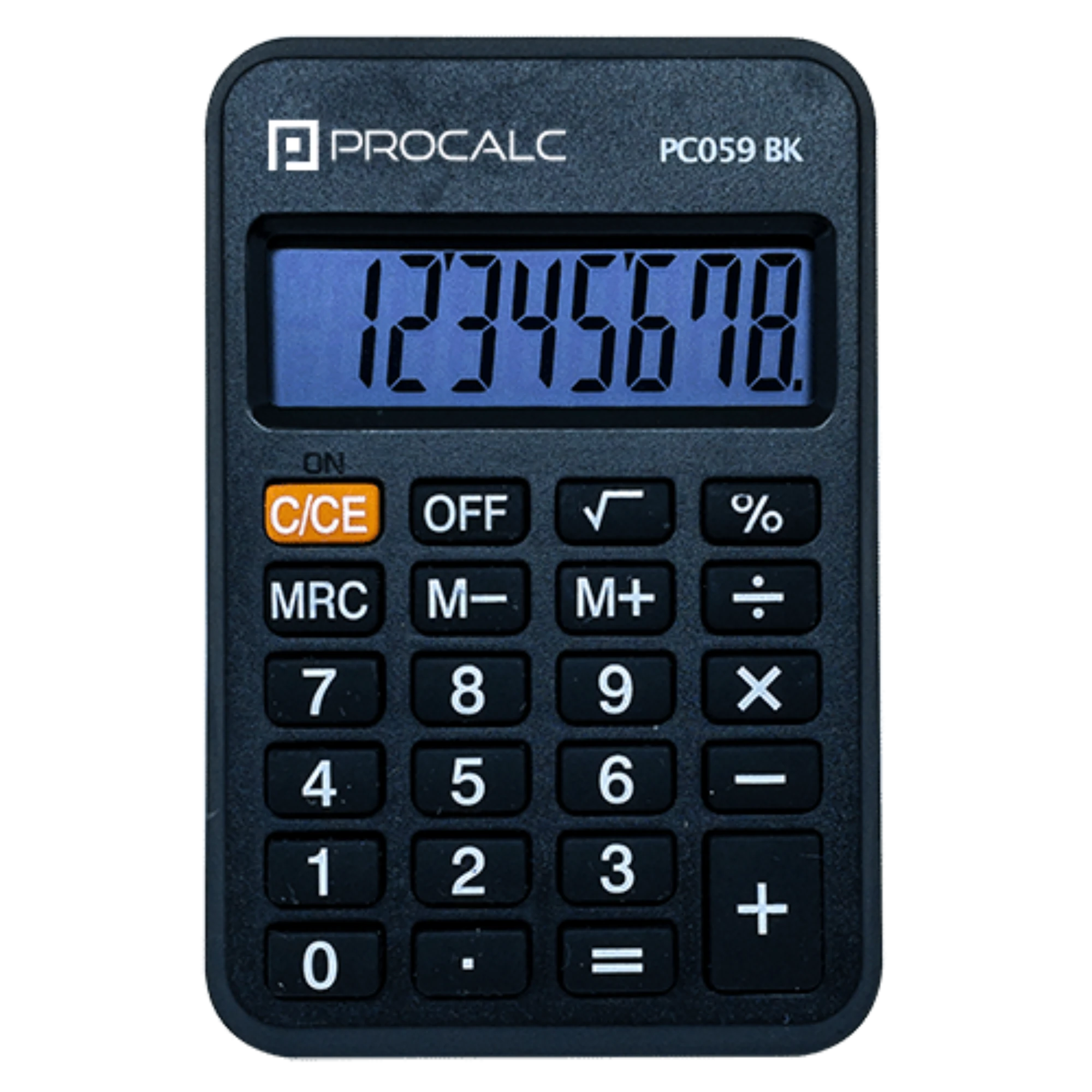 Castro Naves - CALCULADORA DE BOLSO 8 DIG. PC059BK PROCALC - 8982 01