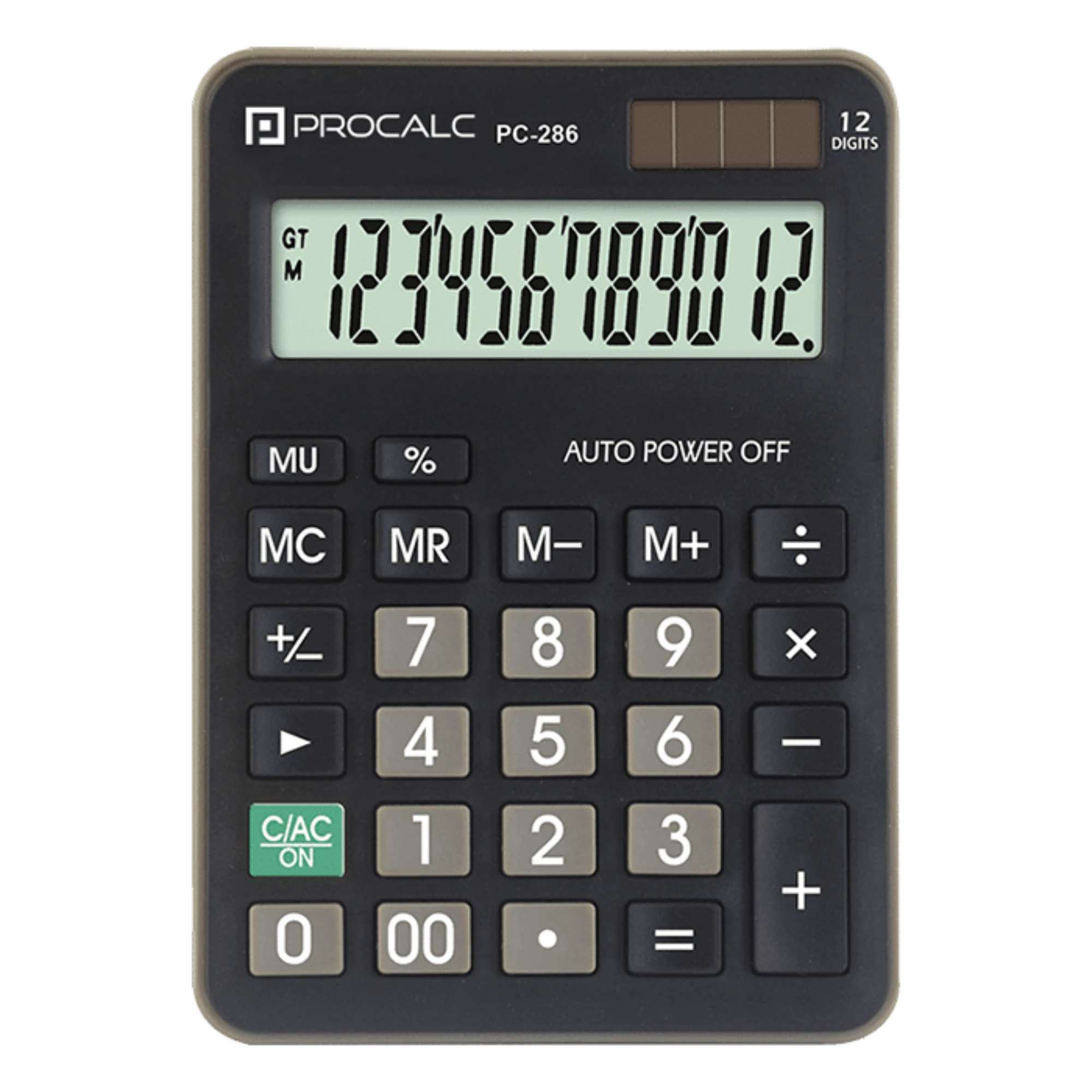 Castro Naves - CALCULADORA DE MESA 12 DIGITOS PROCALC PC286 - 8985 01