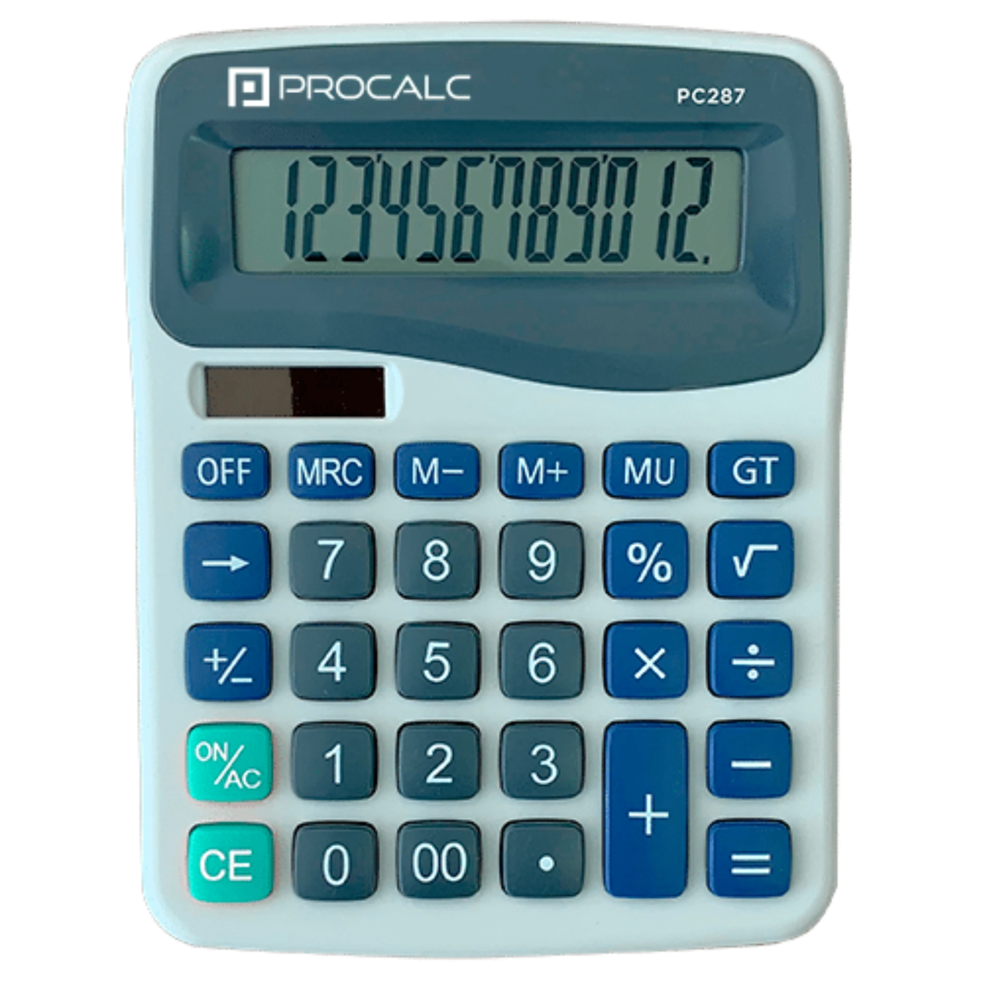 Castro Naves - CALCULADORA DE MESA 12 DIGITOS PROCALC PC287 - 8986 01