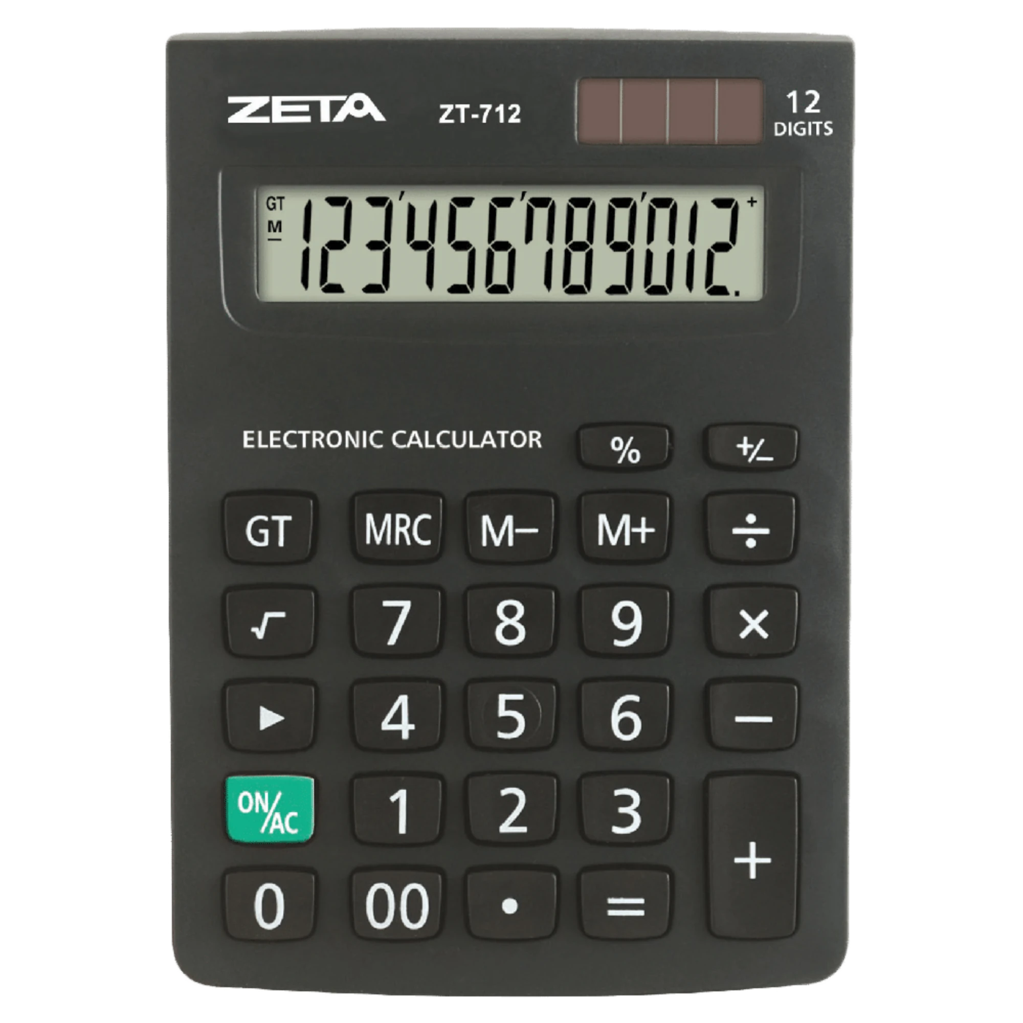 Castro Naves - CALCULADORA DE MESA 12 DIGITOS ZETA ZT712 - 8990 01