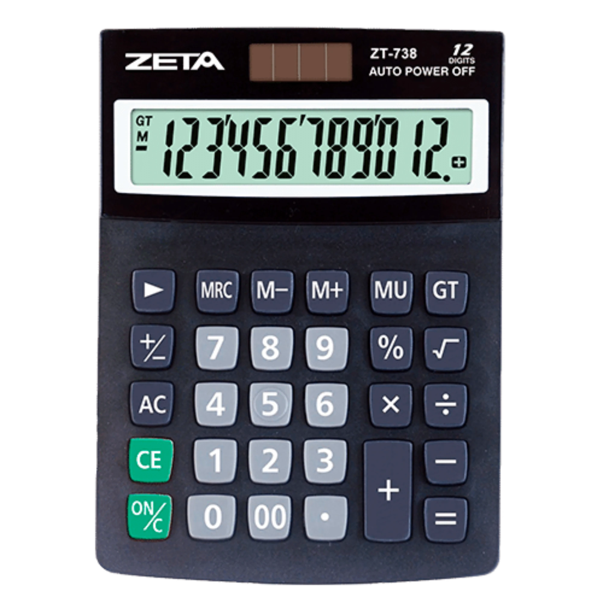 Castro Naves - CALCULADORA DE MESA 12 DIGITOS ZETA ZT738 - 8991 01