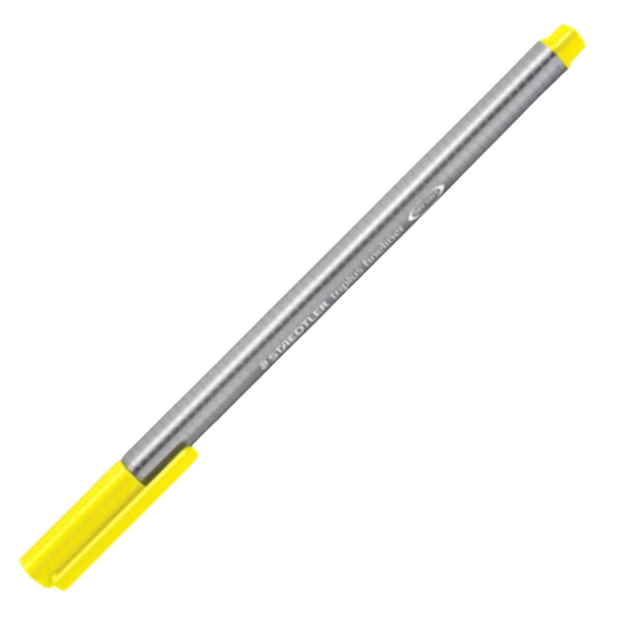 Imagem - Caneta Hidrográfica 0.3mm Triplus Fineliner 334 em Formato Triangular cor Amarelo Neon Staedtler