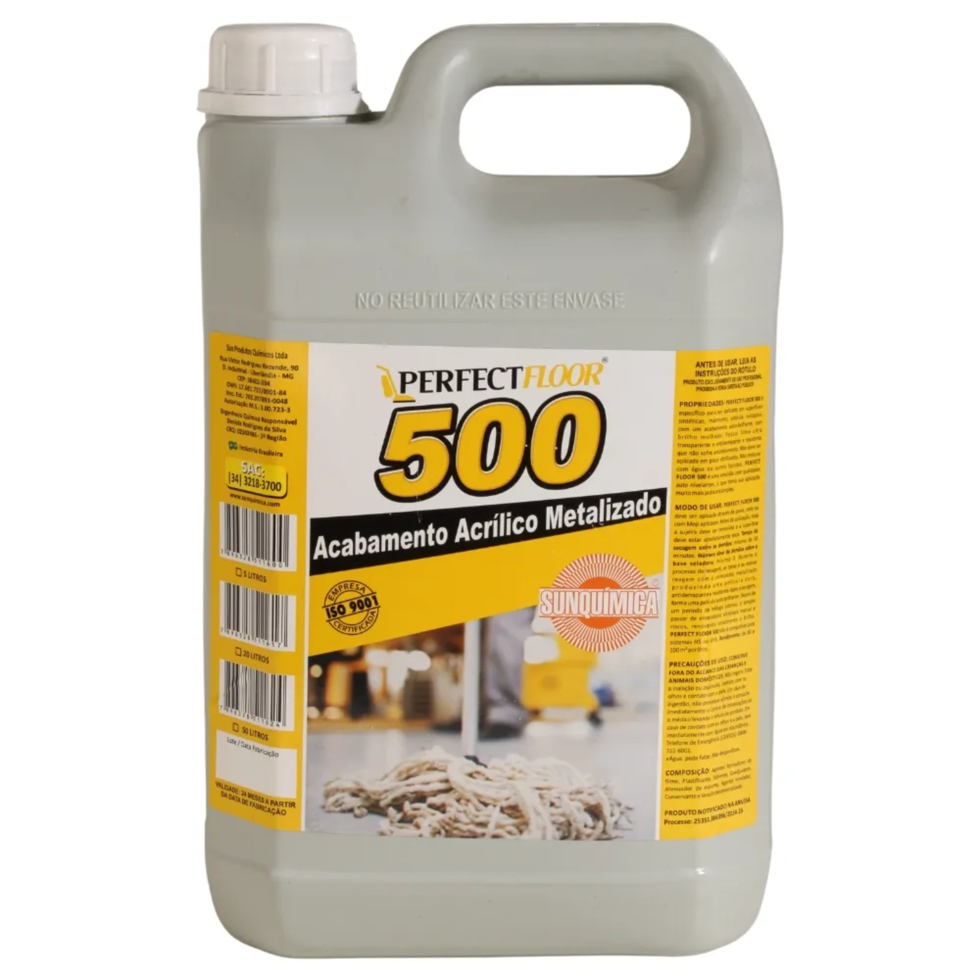 Castro Naves - CERA LIQUIDA PERFECT FLOOR 500 ACRILICA 5L - 105297 01