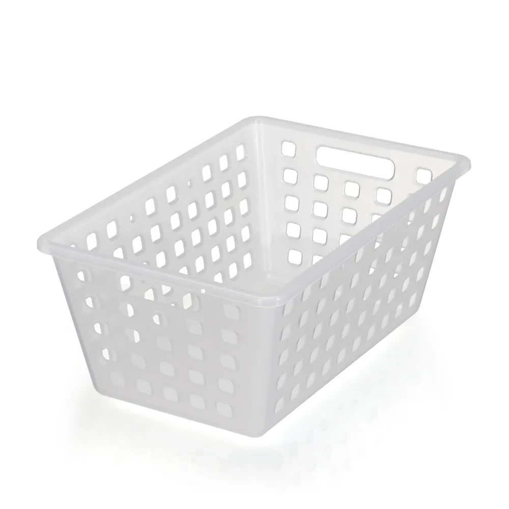Castro Naves - CESTO ORGANIZADOR PP SQUARES 4,2L TRANSLUCIDO - 105516 01