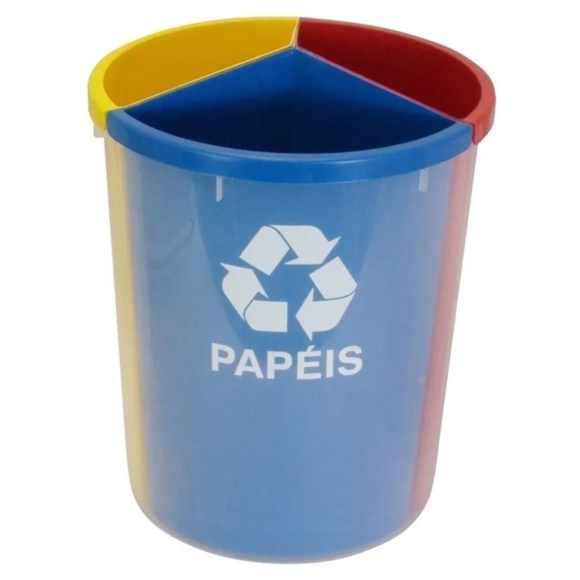 Castro Naves - CESTO PLAST. 26L RED. MIX 3 DIVISOES AZ VM AM - 9304 01