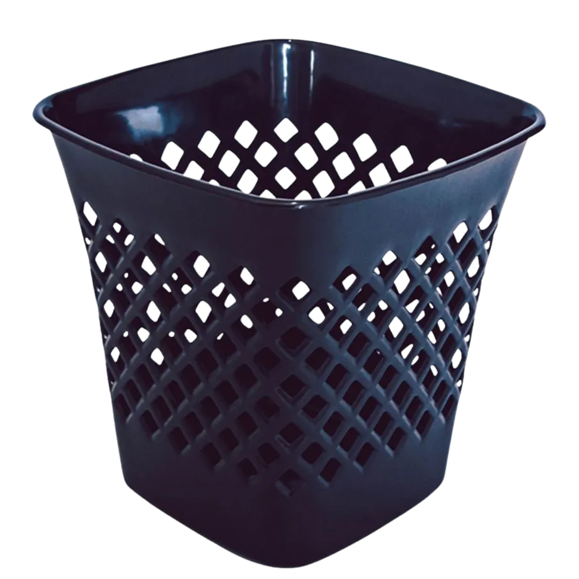 Castro Naves - CESTO PLASTICO 8L TELADO QUADRADO PRETO - 9311 01