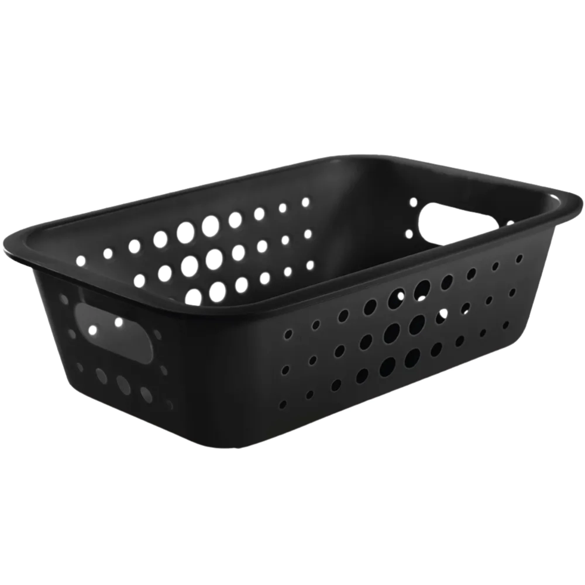 Castro Naves - CESTO PLASTICO ORGANIZADOR MEDIA 3,3L PRETO - 13709 01