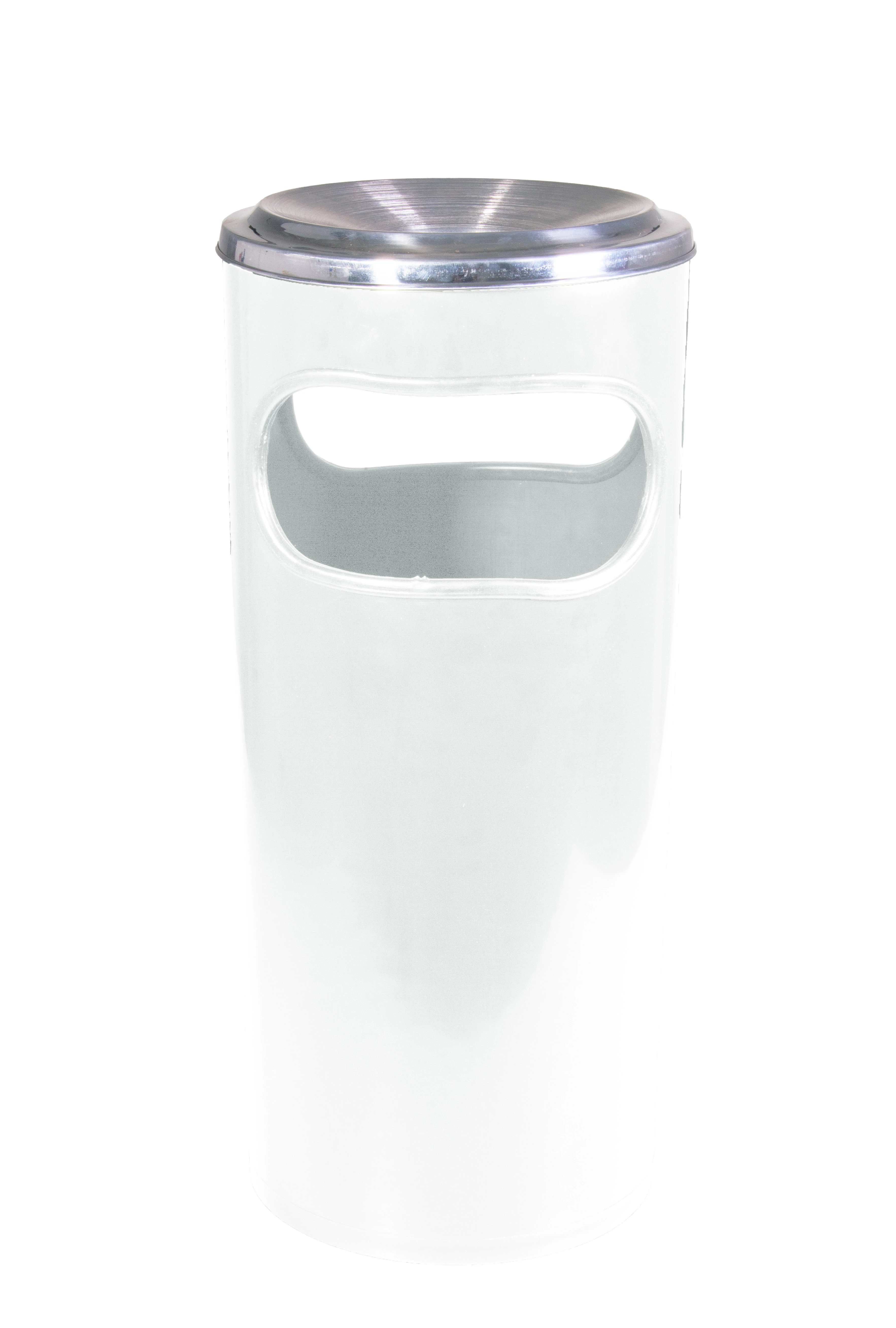 Castro Naves - CINZEIRO CILIND. 22L PLASTICO BRANCO ARO ALUM - 1475 01