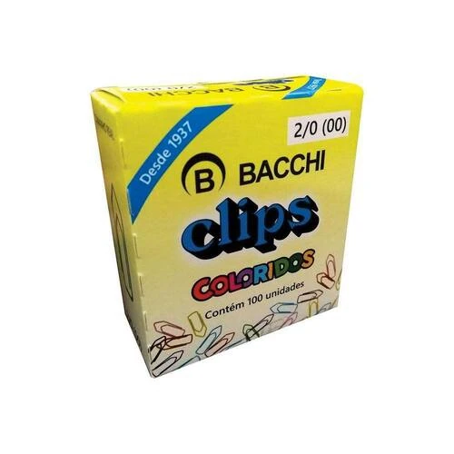 Castro Naves - CLIPS ACO GALVANIZADO COLORIDO 2/0 CX/100 - 15726 01