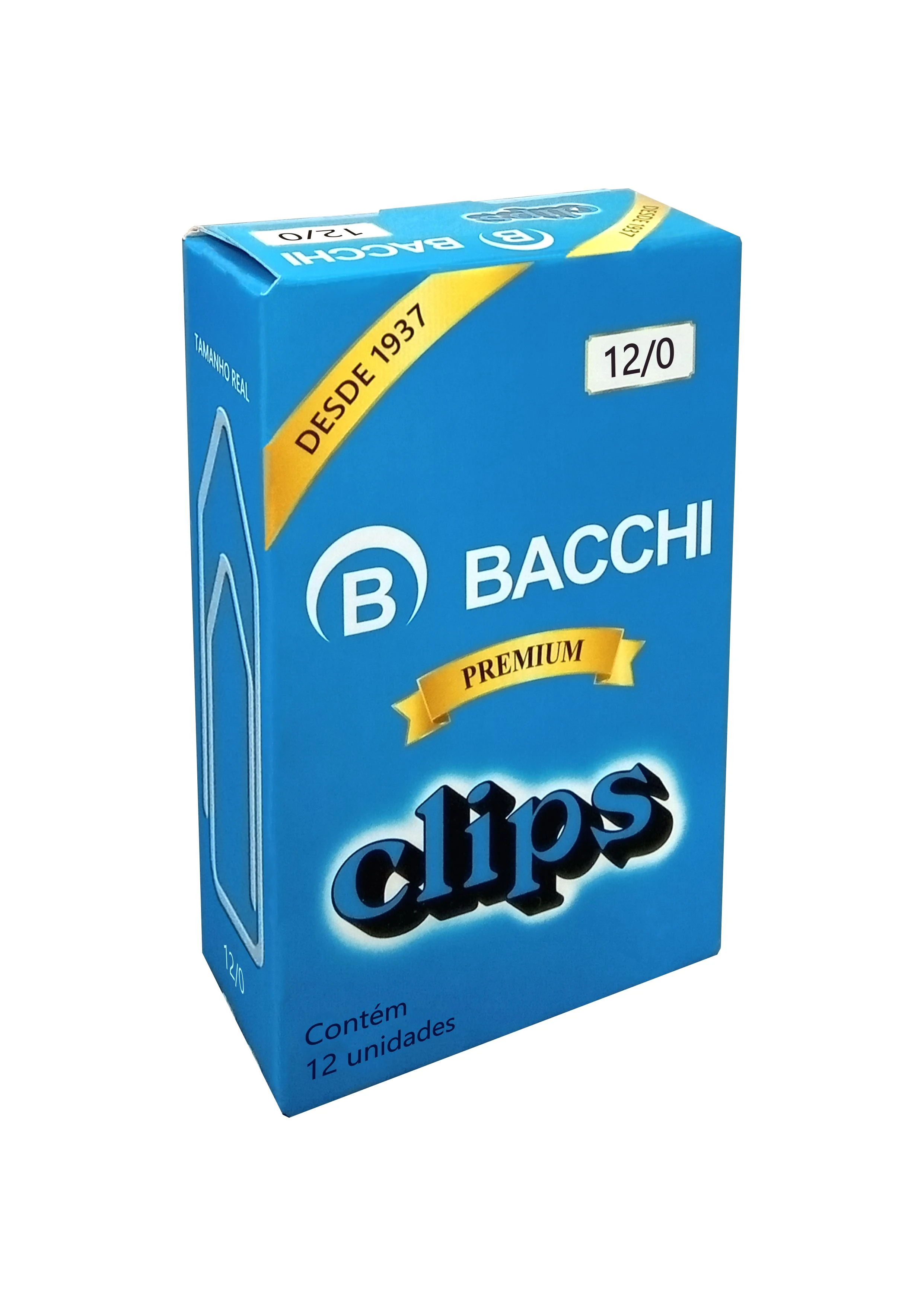 Castro Naves - CLIPS ACO GALVANIZADO PREMIUM 12/0 CX/12 - 15697 01