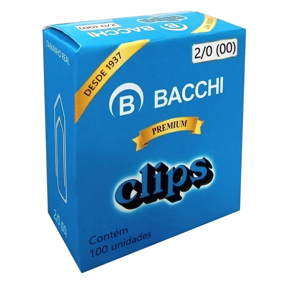 Castro Naves - CLIPS ACO GALVANIZADO PREMIUM 2/0 CX/100 - 15691 01