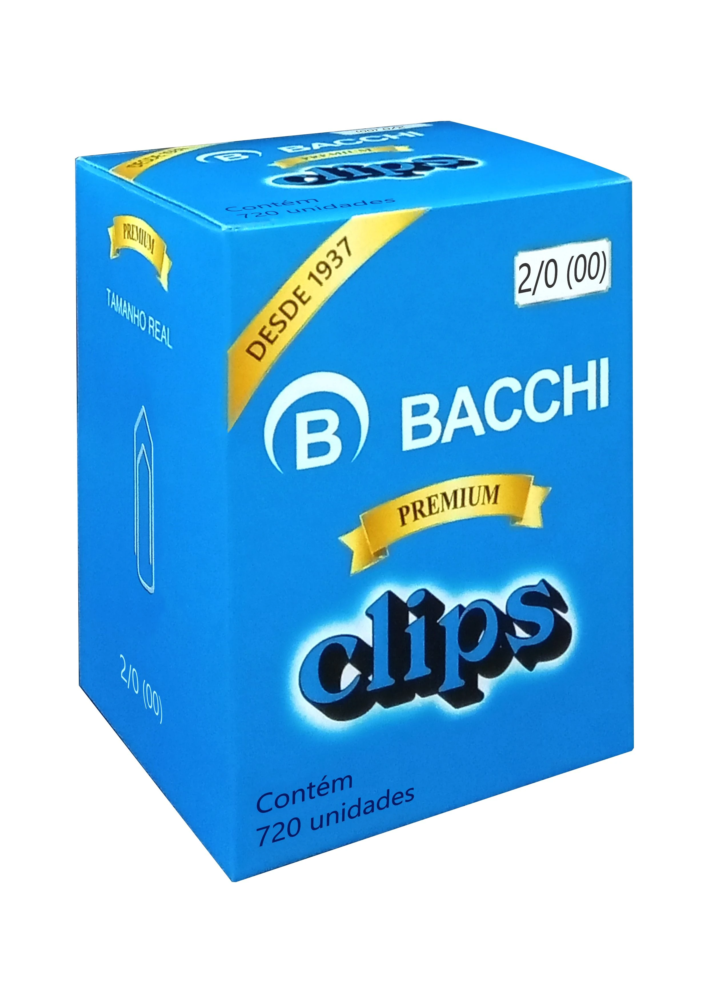 Castro Naves - CLIPS ACO GALVANIZADO PREMIUM 2/0 CX/720 - 15699 01